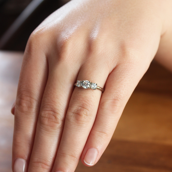 1 Carat Trilogy Ring
