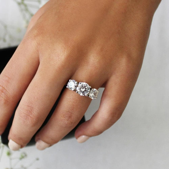 4 Carat Trilogy Ring