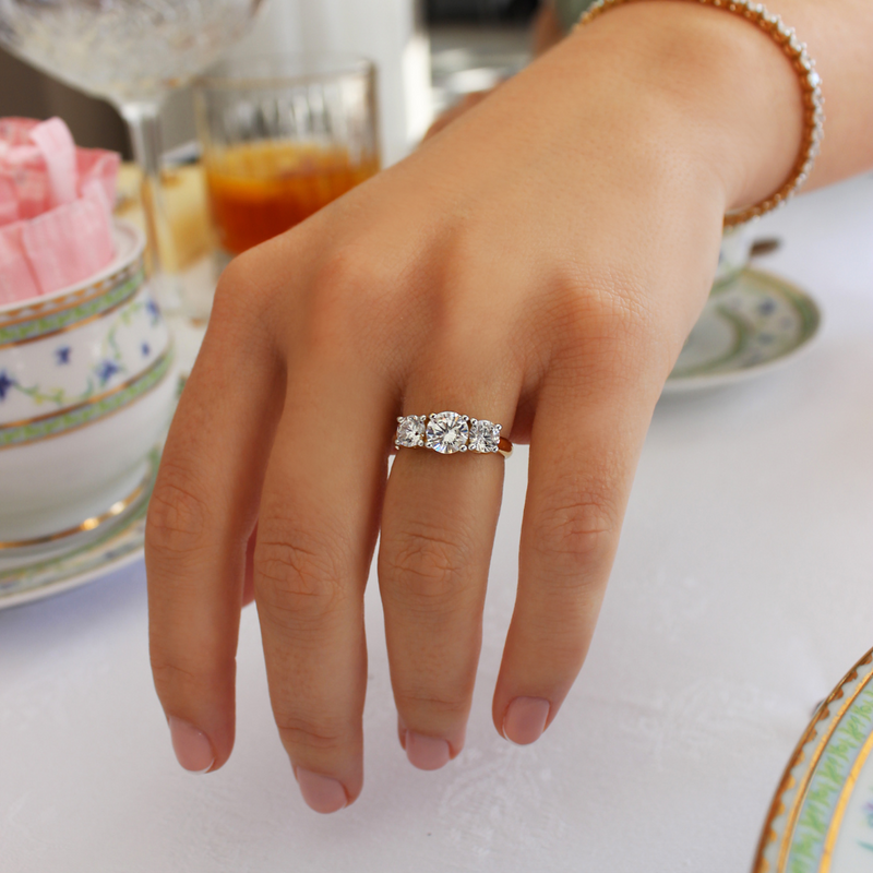 2 Carat Trilogy Ring