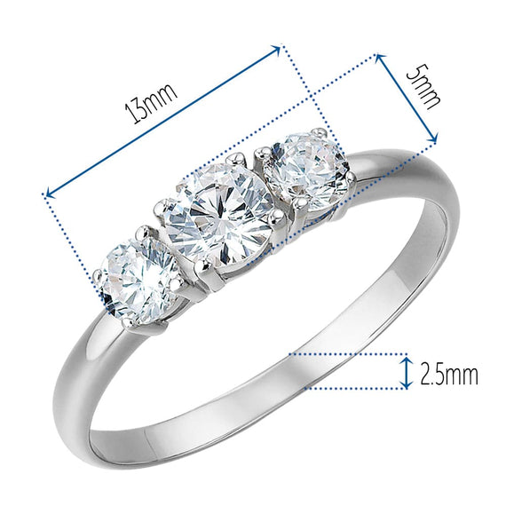 1 Carat Trilogy Ring