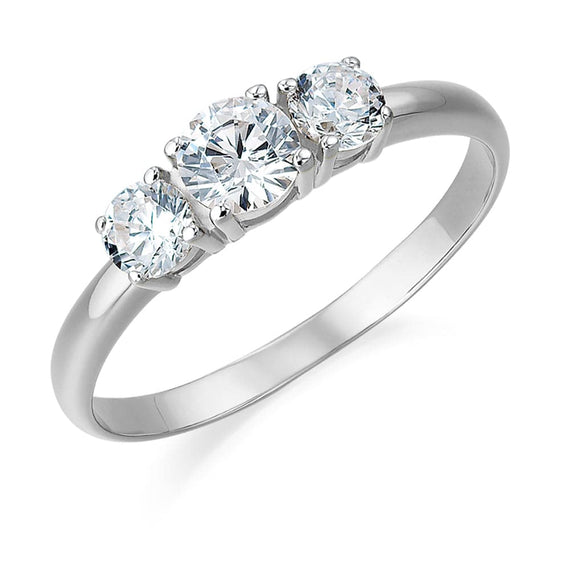1 Carat Trilogy Ring