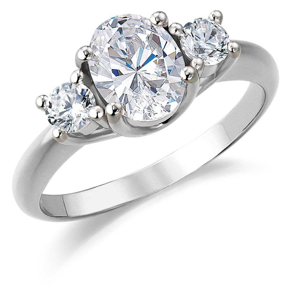 Majestic Oval Trilogy Ring