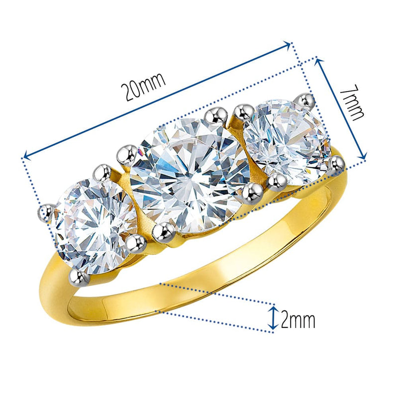 4 Carat Trilogy Ring