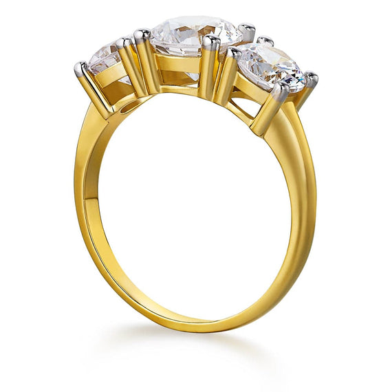 4 Carat Trilogy Ring