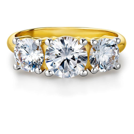 4 Carat Trilogy Ring
