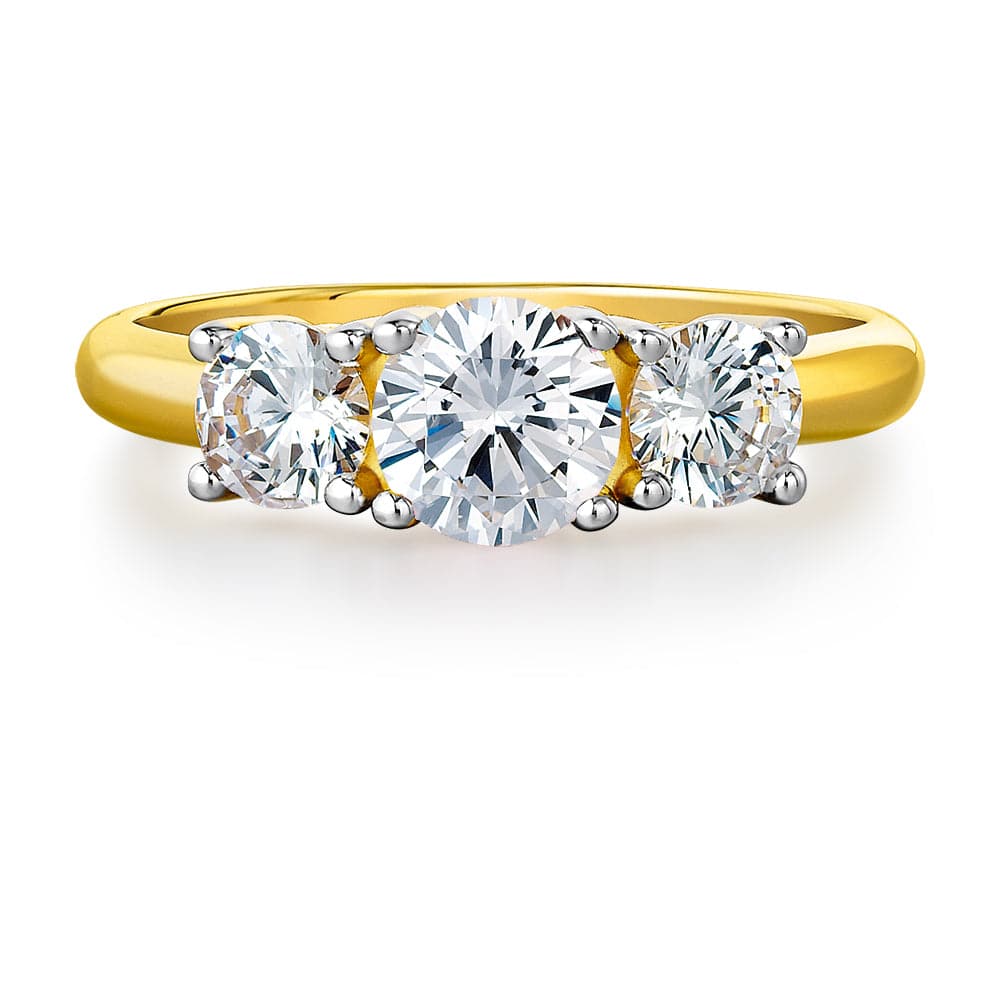 2 Carat Trilogy Ring