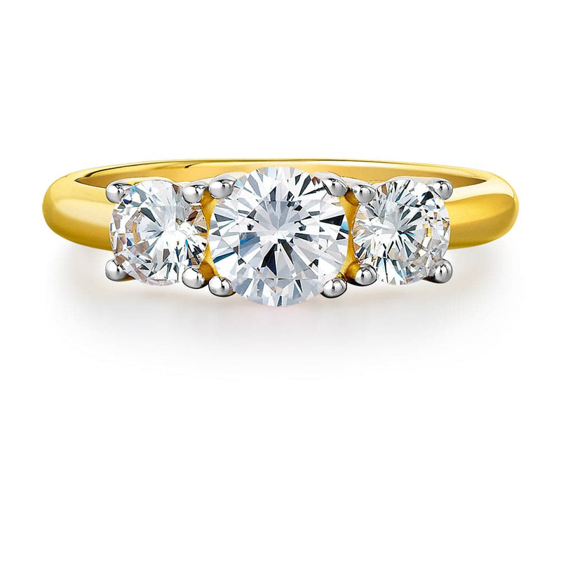 2 Carat Trilogy Ring