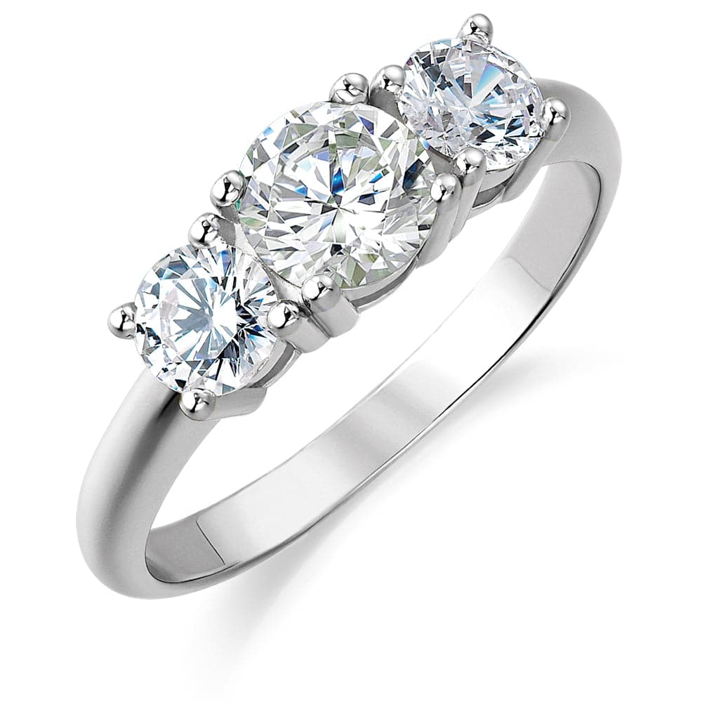 2 Carat Trilogy Ring