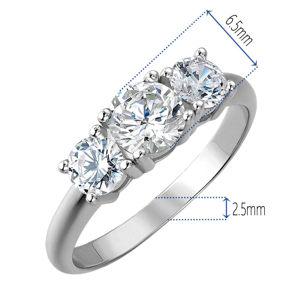 2 Carat Trilogy Ring