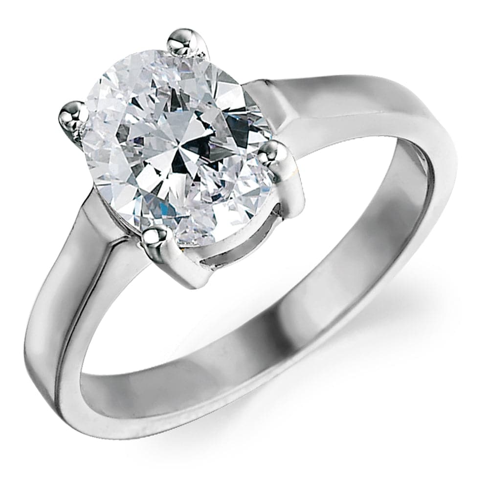 Oval  Solitaire Ring
