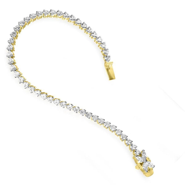 Tiffany Style Bracelet 18ct Gold Clad