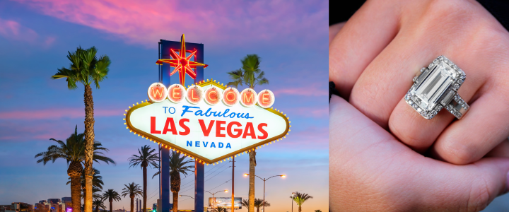 Shine Bright in Sin City: Exploring the Glamorous World of Large Carat Vegas Engagement Rings by Tru-Diamonds™
