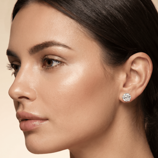 2 Carat Posh Martini Stud Earrings