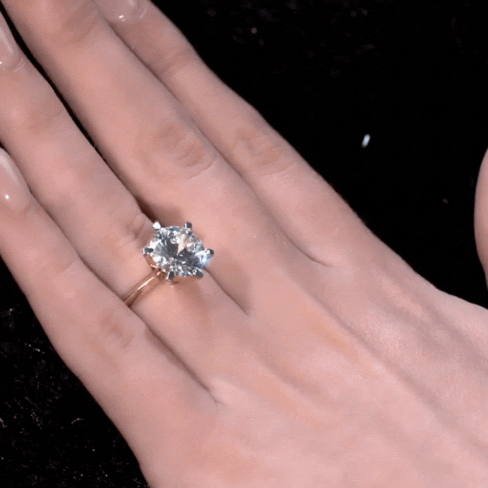 Solitaire Tiffany Engagement Band Carat Tiffany Style Solitaire