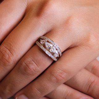 Tru-Diamonds Marquise Ring