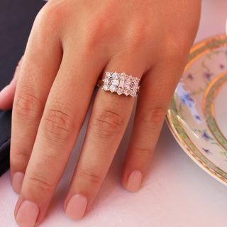 Elegant Splendour Cluster Ring