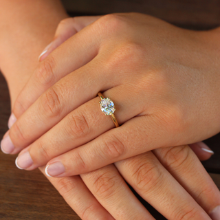 2 Carat East-West Oval Ring