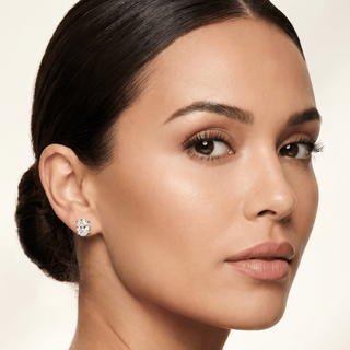 Oval Cut Stud Earrings