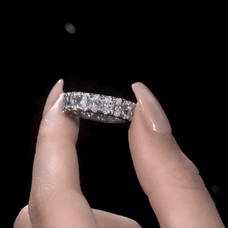 Oval Cut Eternity Ring