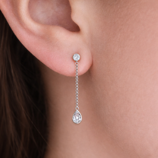 Swinging Teardrop Earrings
