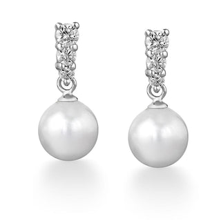 Trilogy Pearl Earrings