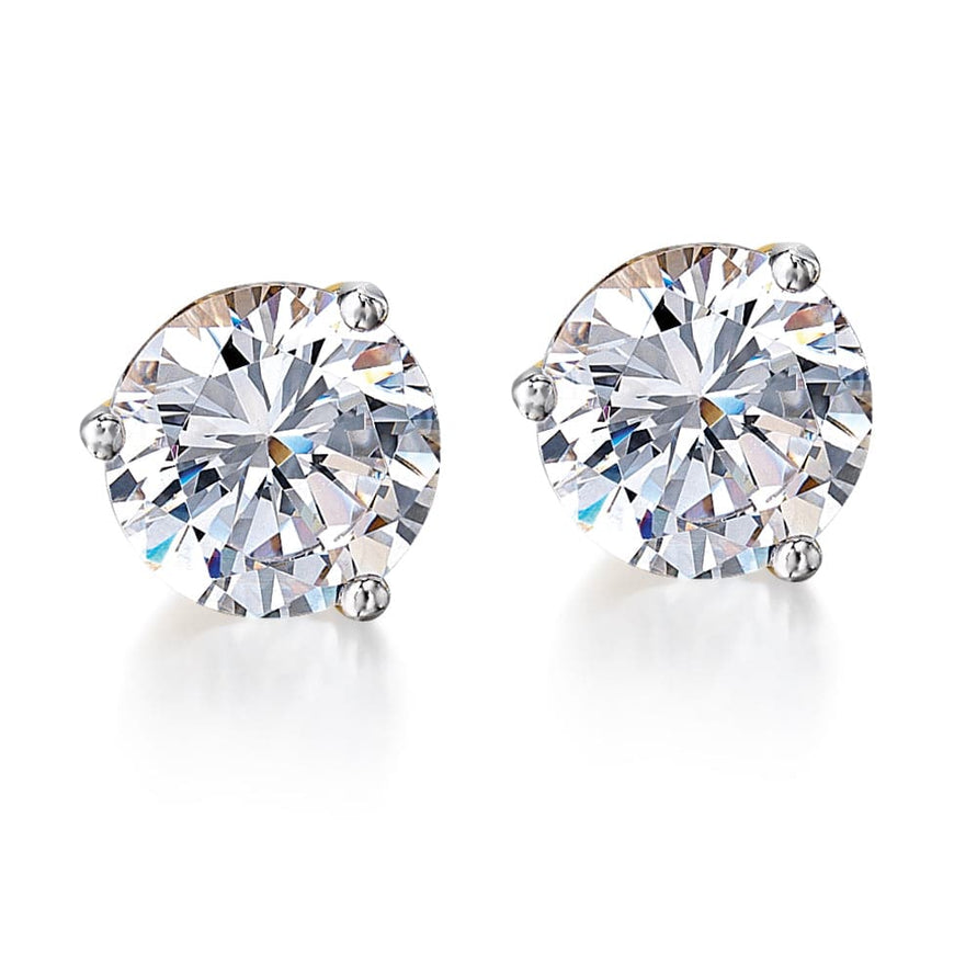 Shop Saks Fifth Avenue Collection 14K White Gold & 2 TCW Round Diamond Stud  Earrings | Saks Fifth Avenue