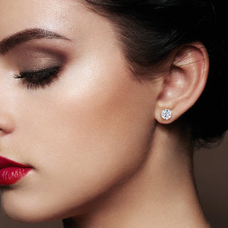 0.75 Carat Posh Martini Stud Earrings