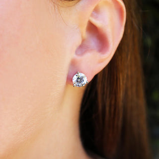 2 Carat Posh Martini Stud Earrings