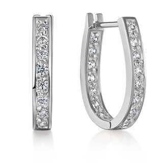 Radiant Hoop Earrings
