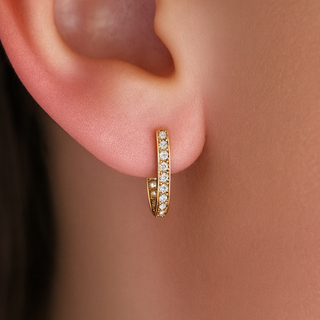 Radiant Hoop Earrings