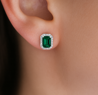 5th Avenue Tru Emerald Earrings