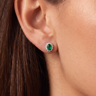 Royal Tru Emerald Earrings