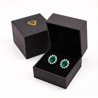Royal Tru Emerald Earrings