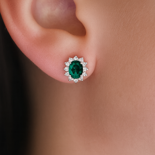 Royal Tru Emerald Earrings
