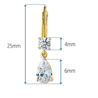 Drop Teardrop Earrings