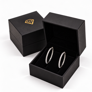 Glitterati Hoop Earrings