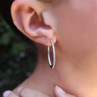 Glitterati Hoop Earrings