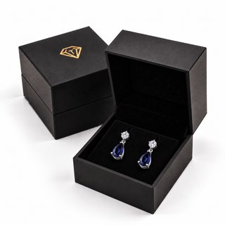 Tru Sapphire Teardrop Earrings