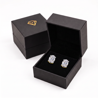 1.25 Carat Oval Cut Stud Earrings