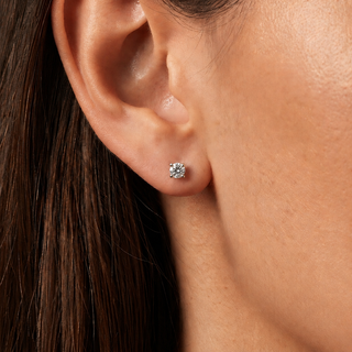 0.25 Carat Solitaire Earrings