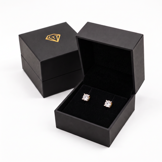2 Carat Solitaire Earrings