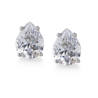 1.75 Carat Pear Cut Earrings