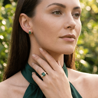 Emerald Inspiration Earrings