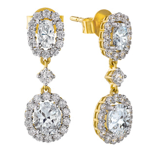 Cluster Drop Earrings