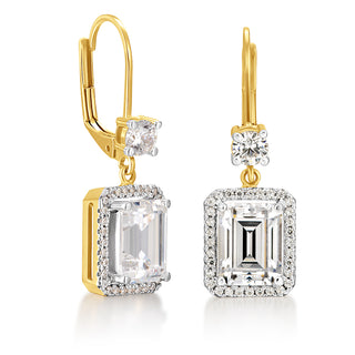 Emerald Cut Heirloom Earrings