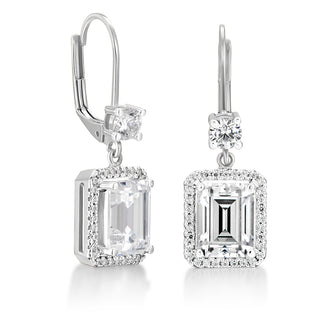 Emerald Cut Heirloom Earrings
