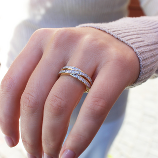 Gleaming Galaxy Ring