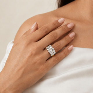 Elegant Splendour Cluster Ring