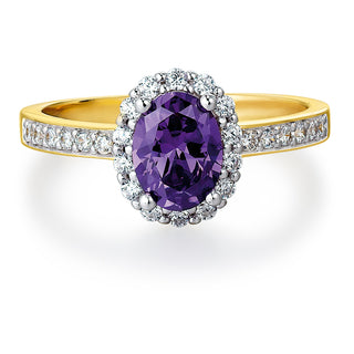 Tru Amethyst Cincature Ring Set