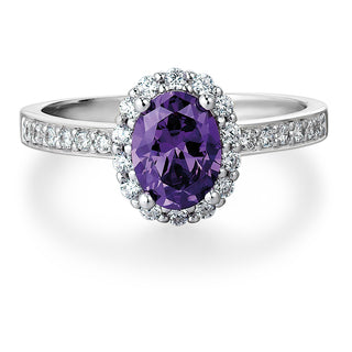 Tru Amethyst Cincature Ring Set